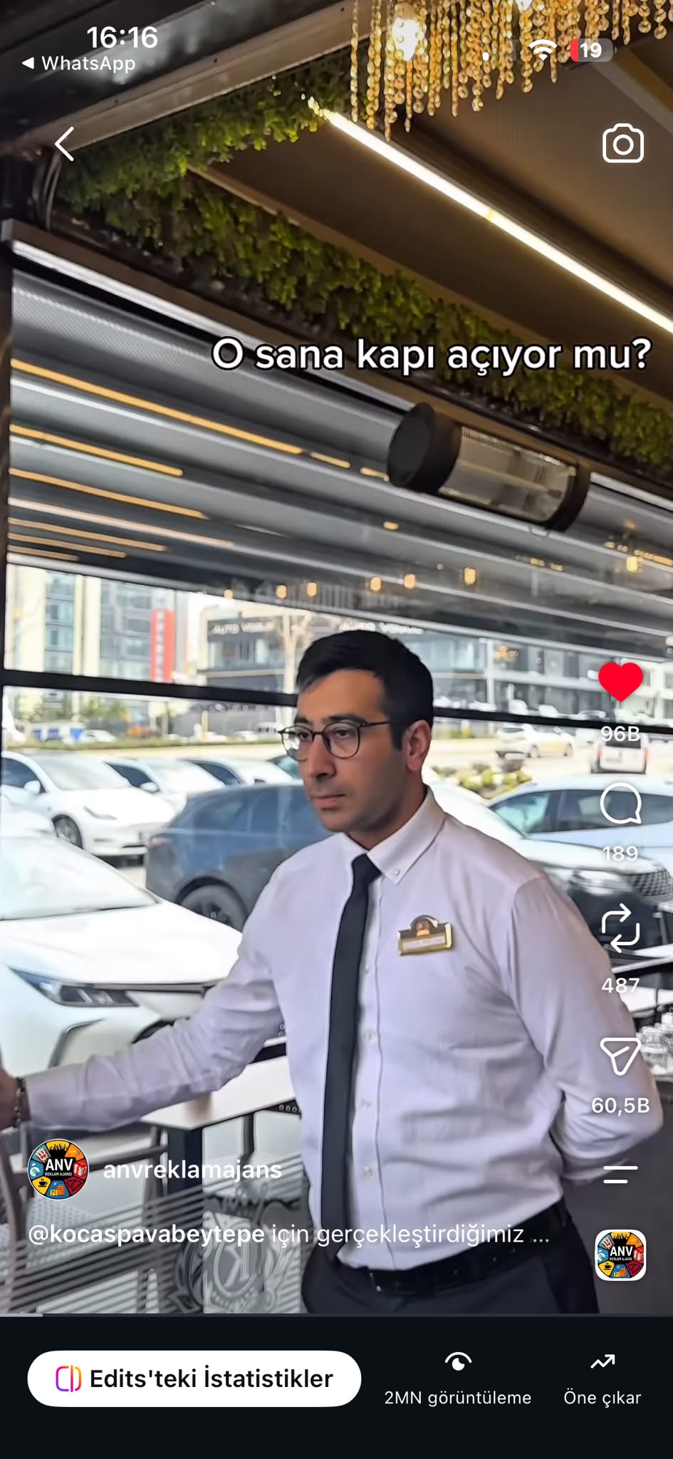 O sana kapı açıyor mu? — ANV paylaşımı Reels ekran görüntüsü
