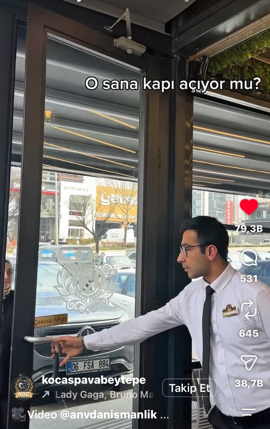 O sana kapı açıyor mu? Reels ekran görüntüsü