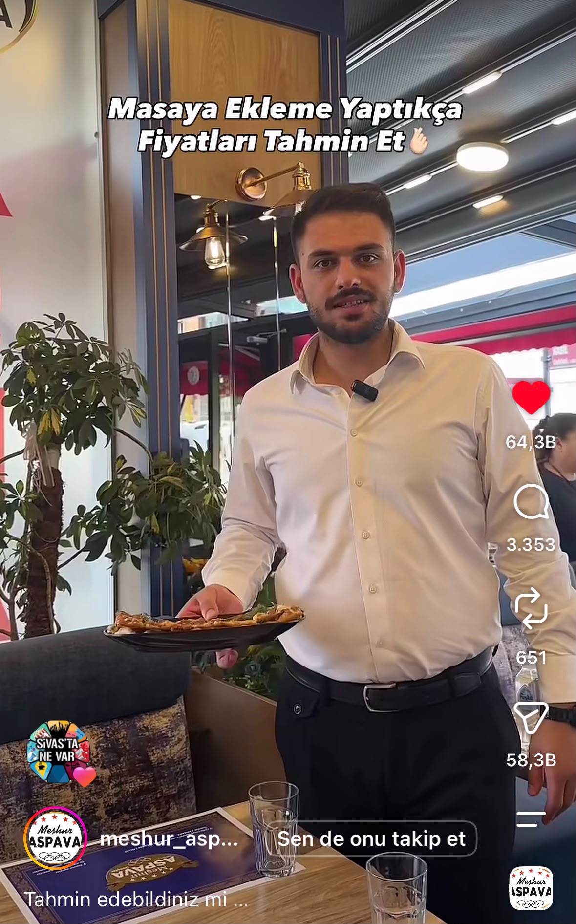 Fiyatları tahmin et Reels ekran görüntüsü
